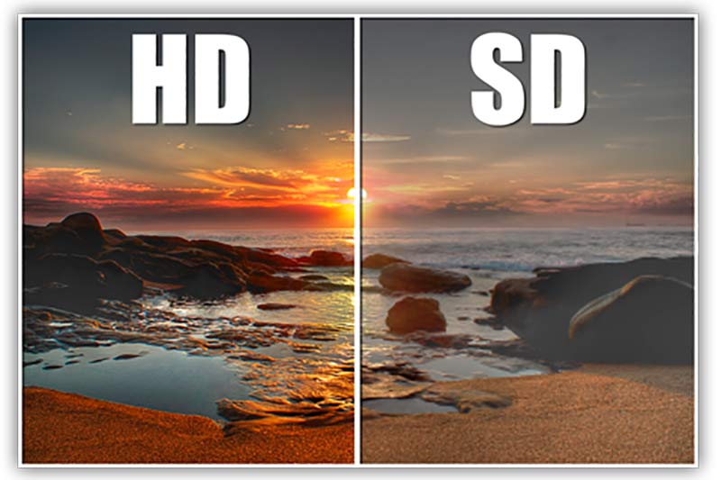 تفاوت کیفیت تصویر 4K ،FULL HD ،HD