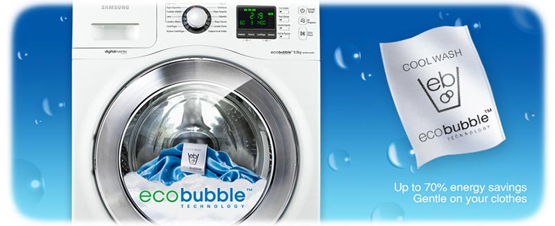 Eco Bubble technology in the washing machine 2