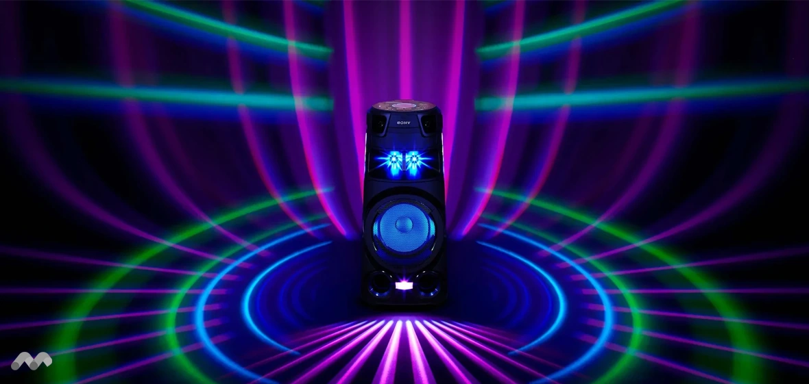 رقص نور سیستم صوتی سونی V73D